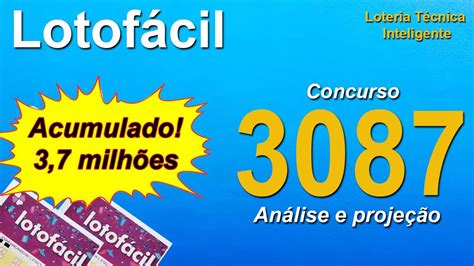 concurso da lotofácil 3087